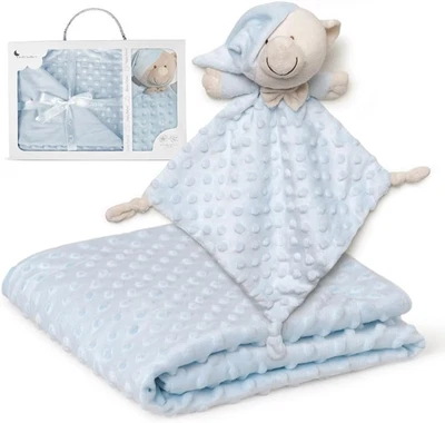 PD001-01 Coperta a Bolle per Bebè E Dou Dou Orso Blu - 720 G - Immagine 1 di 4