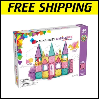 Durable Castle DLX 48-Piece Magnet Set: Safe, Creative Building Fun for All Ages - Image 1 of 4