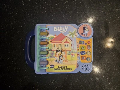 VTech Bluey's Book Of Games Interactive Buttons 14 Page Story Kid Toy Lights... - Image 1 of 2