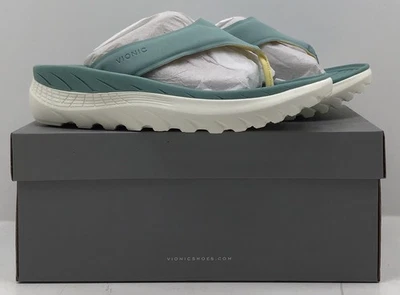 Vionic Restore Slip On Flip Flops In Blue Men’s Size 10.5 Women’s Size 12 M - Image 1 of 4