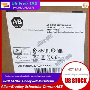 Unidad de CA PowerFlex 753 refrigerada por aire 20F11ND022JA0NNNN AB ENVÍO GRATUITO EE. UU. Impuestos gratuitos - Imagen 1 de 4