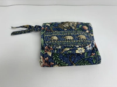 Vintage Retired Vera Bradley Trifold Wallet Animal Kingdom Safari Cheetah - Image 1 of 4