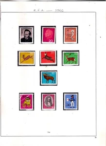 GERMANY-- R.F.A., 1966, MNH, 7 Complete sets. - Picture 1 of 1