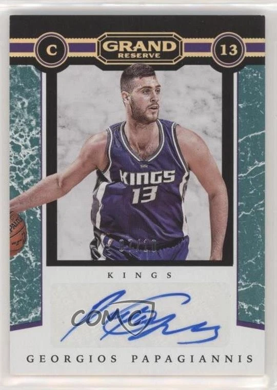 2016-17 Panini Grand Reserve Marble /10 Georgios Papagiannis #29 Rookie Auto RC - Image 1 of 2
