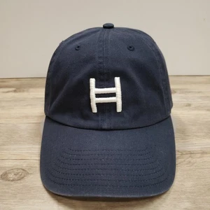 Hedera Hat Cap Strap Back Mens One Size Navy Blue Dad Hat Embroidered Crypto - Picture 1 of 9