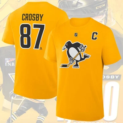 HOT NEW ! Sidney Crosby #87 Pittsburgh Penguins 2025 Name & Number S–5XL for Fan - Image 1 of 4