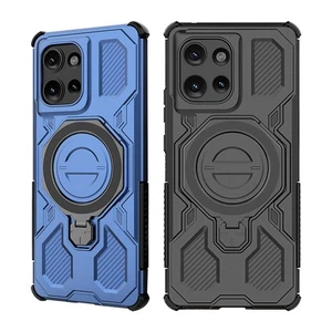 Magsafe Hülle Für Motorola Moto Edge 60 Pro/Fusion 50 Handy Schutz Case Panzer - Picture 1 of 15