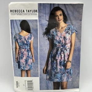 Vogue 1395 Rebecca Taylor leichtes Pulloverkleid mit Muster zum Selbstbinden 16-24 - Bild 1 von 8