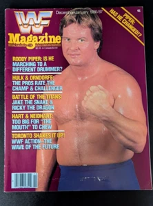 WWF Magazine Dec/Jan 1986/87 Rowdy Roddy Piper Cover - Picture 1 of 4