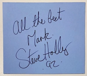 Autógrafo firmado por Steve Holley - alas de Paul McCartney de los Beatles - Imagen 1 de 1