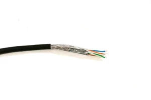 Cavo di rete nero PhantomCat 10 piedi con incalli in rame schermato - CAT5E CAT6A S/FTP - Foto 1 di 3