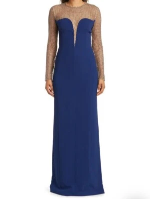Vestido social Stella McCartney Myah manga longa enfeitado US$ 5330 #40 - Imagem 1 de 4
