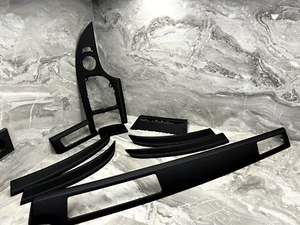 BMW E60 E61 M5 CARBON LEATHER Interior trim set PRE LCI CCC LHD - Picture 1 of 12