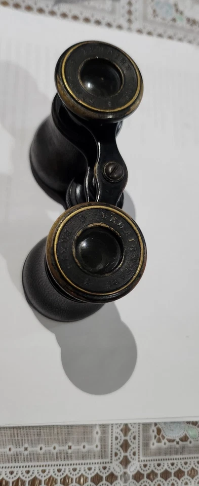 Vintage Lemaire Fabt Paris Antique Brass Birdwatching Sport Binoculars - Image 1 of 4