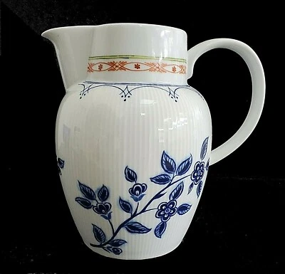 NORTH BLOSSOM ~ от DANSK ~ синий и желтый ~ 8» кувшин ~ 60 унций - Изображение 1 из 4