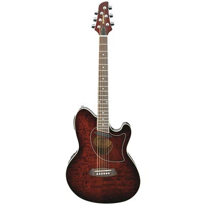 Ibanez chitarra acustica elettrificata TCM50-VBS Vintage Brown Sunburst 4/4 - Immagine 1 di 4