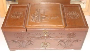 VINTAGE Music Box / Jewelry BOX musical wind - up,vintage - Picture 1 of 8