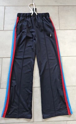 BOOHOO x Pepsi side stripe wide leg pants - navy - BNWT - women Small - Image 1 of 4