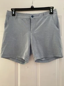 COLUMBIA PFG Women's Horizontal Striped Shorts Walking, Hiking, Outdoor - Size 8 - Picture 1 of 4