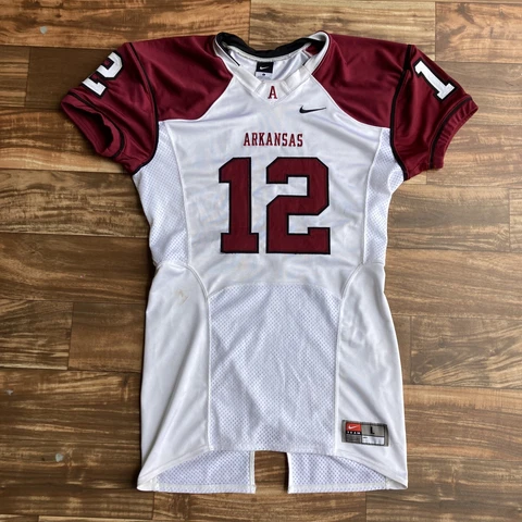 Arkansas Razorbacks Nike Team Jersey #12 Stitched Large Cover