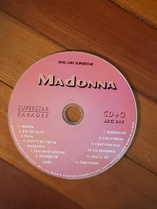 Madonna Superstar Karaoke CD G Sehr Gut - Bild 1 von 1