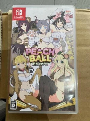 PEACH BALL Senran Kagura Nintendo Switch Video Game With Case From Japan - Image 1 of 3