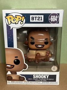 Funko POP BT21 684 Shooky Damaged Box - Picture 1 of 13