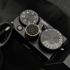Genuine Leather Camera Shutter Release Button Fit For Fujifilm Leica Nikon Canon - Picture 1 of 25