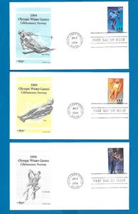 Scott 2807 - 2811 Winter Olympics Jan 8, 1994 ARTMASTER FDC CK2 - Picture 1 of 2