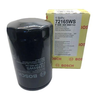 Filtro de aceite BOSCH para 85-93 Mercedes 300TE 300SEL 300SE 300E 300CE 260E 72165WS Foto 1 de 4