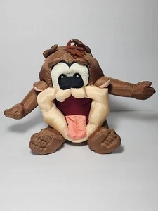 LOONEY TUNES Lovables Tasmanian Devil Baby TAZ NYLON Plush Stuffed Tyco 1995 HTF - Picture 1 of 9