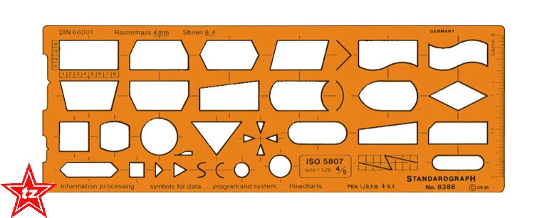 standardgraph 8388 Schablone - EDV-Schablone    NEU & OVP - Bild 1 von 1