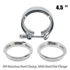 4.5Inch V Band Clamp W/ Flange Male Female T304 Stainless Exhaust Muffler Clamp