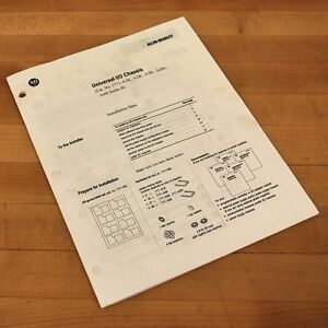 Allen Bradley 955115-61 Universal I/O Chassis Install Manual - USED