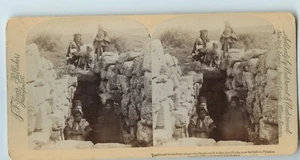 Tarjeta JF Jarvis Publishers Stereoview GRUTTO WHERE SHEPHERDS WATCH Belén Pálido - Imagen 1 de 2