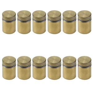 Glass Standoff 3/4" X 1", Nail Wall Mount Standoff Holder Screw, Stainless Stee - Picture 1 of 5