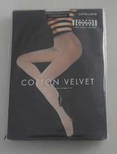 New & OVP: Wolford Cotton Velvet Tights! Size XL! Burgundy! B-Selection! - Picture 1 of 2