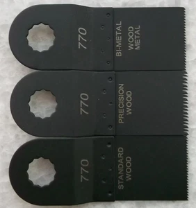 Renovator Oscillating Multi Tool Saw Blades Bi-Metal Precision Standard 3Choices - Picture 1 of 5