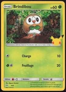 Carte Pokémon Brindibou 7/25 Holo   Promo McDonald's 2021 Français - Foto 1 di 2