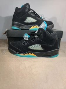 Nike Air Jordan 5 Retro GS Aqua Schuhe 440888-047 Kinder Größe 6,5Y/Damen 8 - Bild 1 von 9