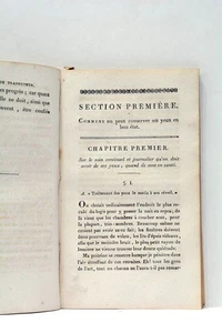 LIVRE ANCIEN BEER OCULISTE COMMENT CONSERVER SA VUE PLANCHE BAINS OCULAIRES 1808 - Picture 1 of 6