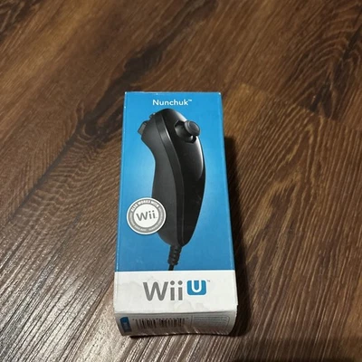 Nintendo Wii / Wii U Nunchuck Controller (Black) - Image 1 of 2