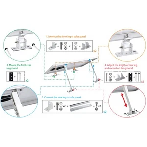 High Quality Hardware Short Brackets End Clamp Kit Solar Panel Bracket - Afbeelding 1 van 12