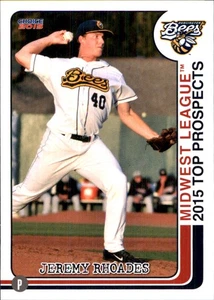 Jeremy Rhoades 2015 Choice Midwest League Top Prospects #05 RC AutographDen - Picture 1 of 2