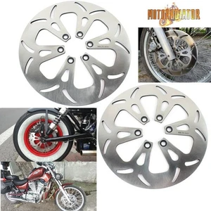 Front Rear Brake Discs Rotors Set for Suzuki Intruder 1400 VS1400GLP 1987-2004 - Picture 1 of 10