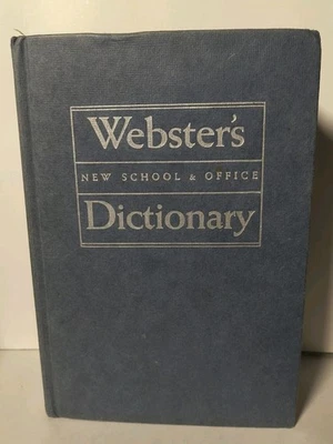 1959 Websters Dictionary New School And Office Dictionary USA Hardcover  - Image 1 of 4
