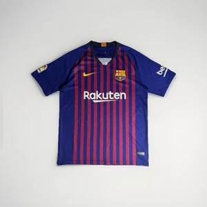 Nike Barcelona Spain 2018/2019 #10 Messi Home Football Jersey Shirt Large Rare - Picture 1 of 7