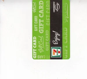 7 Eleven "Enjoy" used gift card NO VALUE  for collectible purposes only - Picture 1 of 1