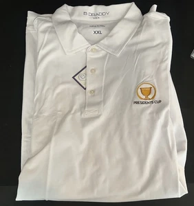 Nuevo Polo de Golf B Draddy Sport Presidents Cup Equipo de Estados Unidos XXXL Blanco Nuevo con Etiquetas - Imagen 1 de 7