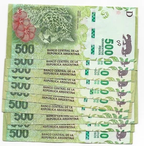 Lot of 10 : Argentina 500 Pesos - Circulated - Picture 1 of 1